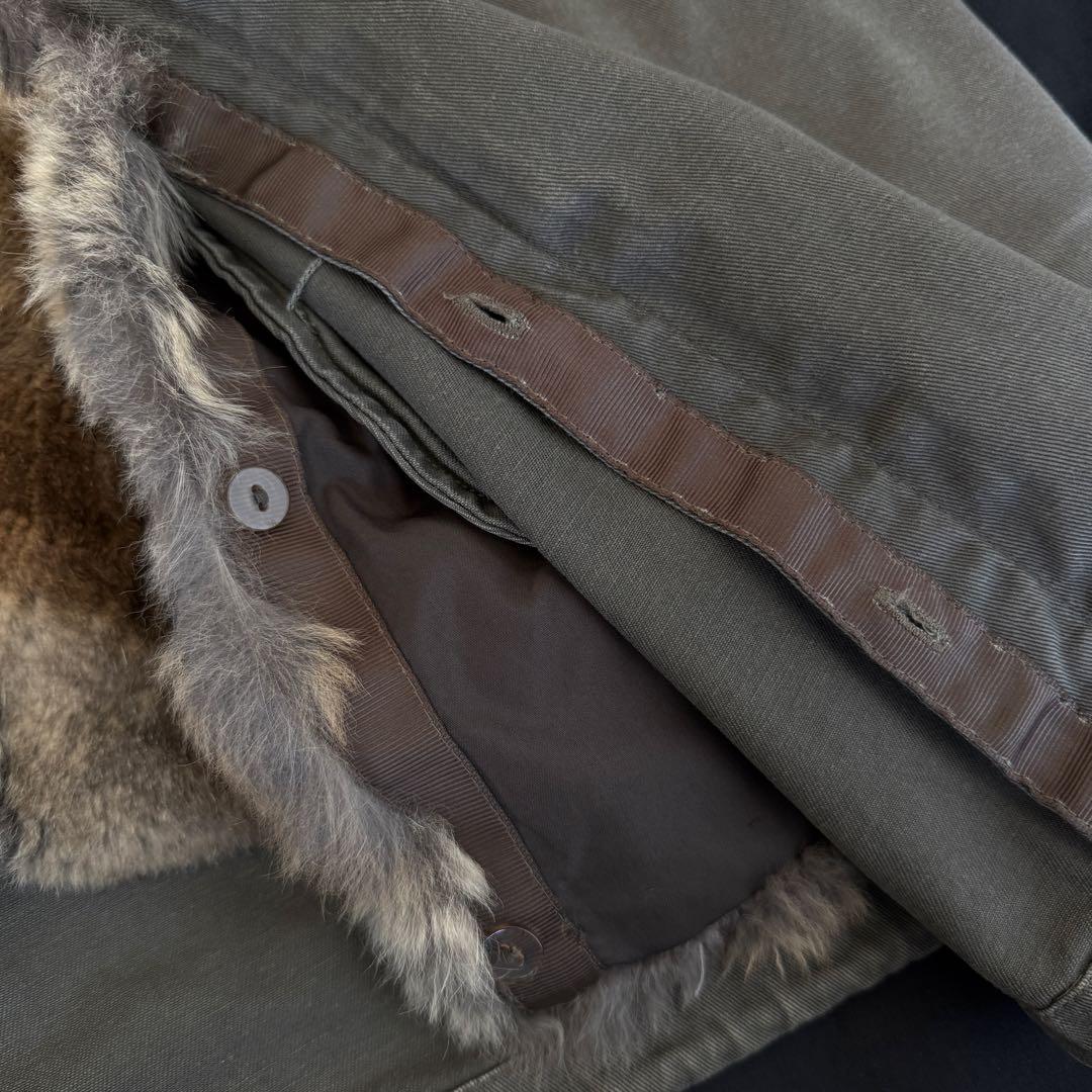 ジャケット・アウター Yves Salomon fur military coat