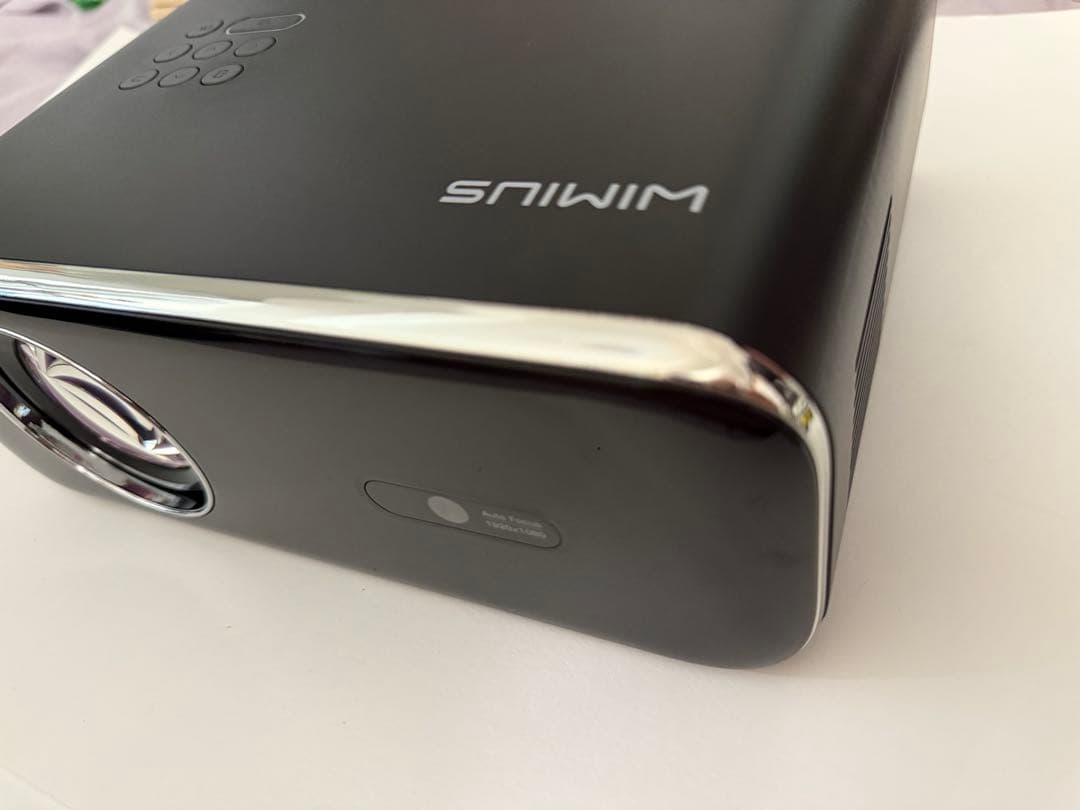 WiMiUS P62 LCD 液晶 プロジェクター 高輝度4K対応 ブラック