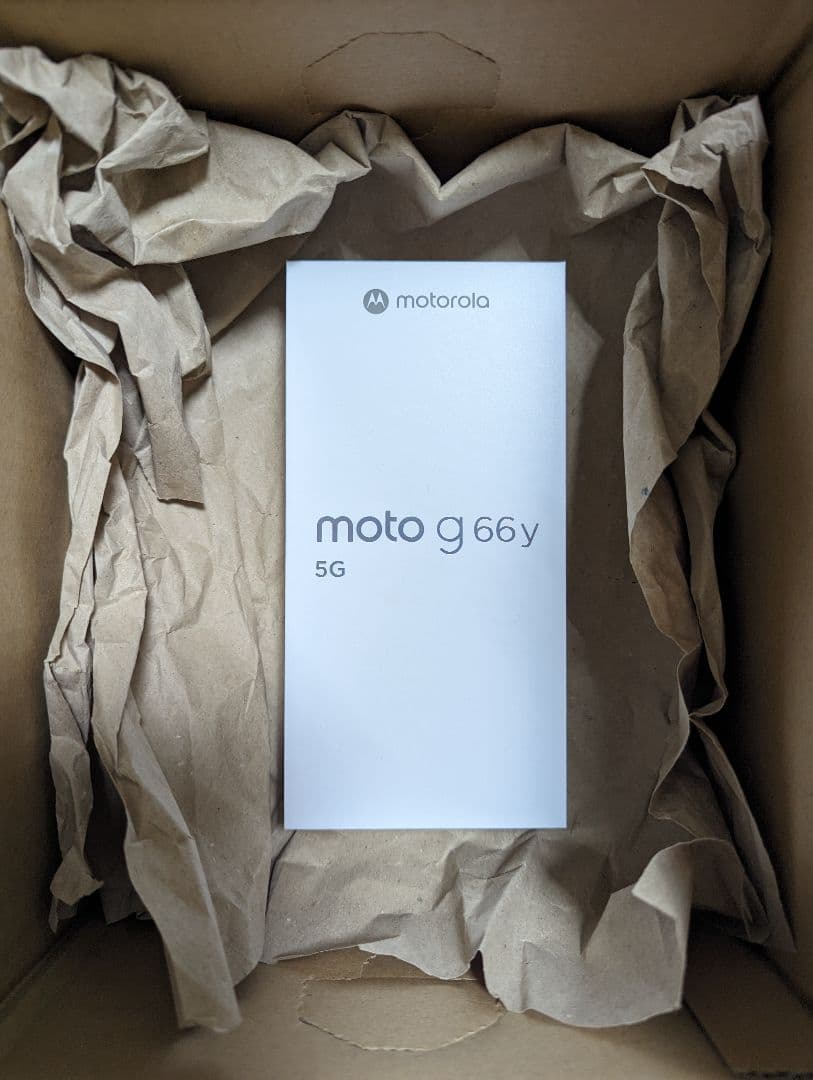 【新品未使用未開封】moto g66y 5G 本体