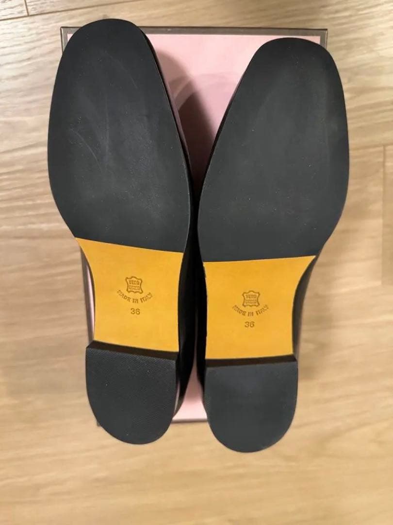 パスクッチ ローファー イタリア　黒　36