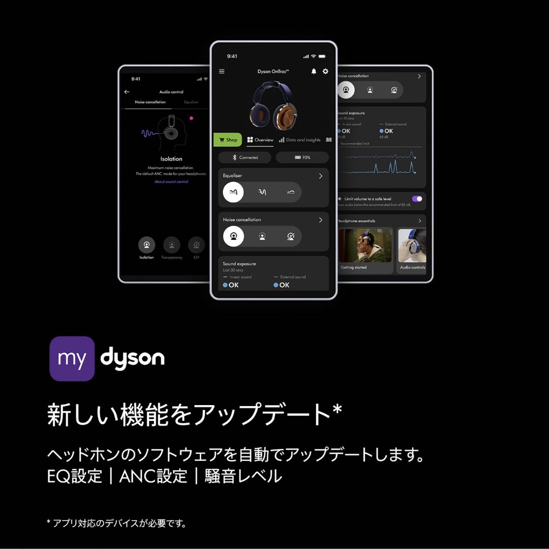 【新品/未使用】ダイソン dyson OnTrac ヘッドホン WP02