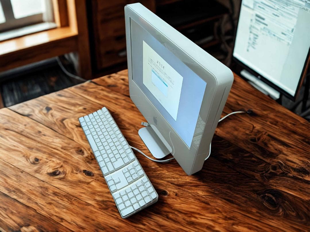 完動品 iMacG5 17インチ HDD160GB OSディスク/純正KB付