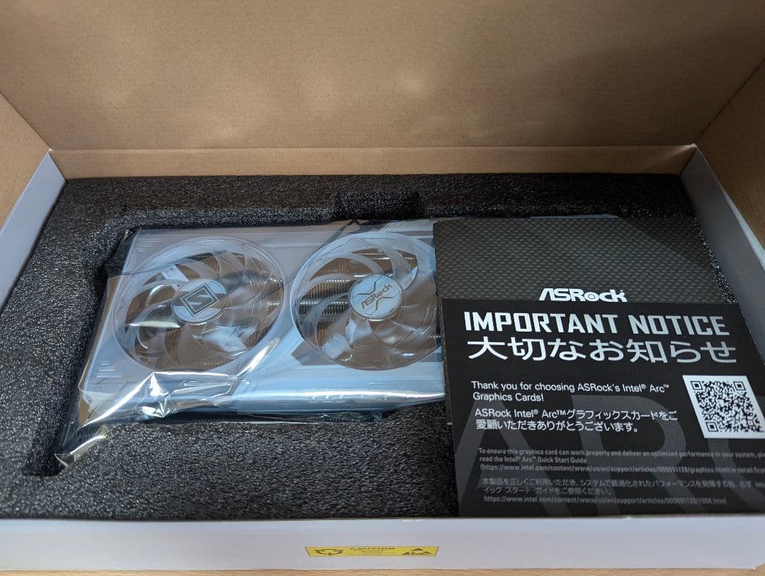 グラフィックボード・グラボ・ビデオカード ASRock Intel ARC B580 STEEL LEGEND 12GB