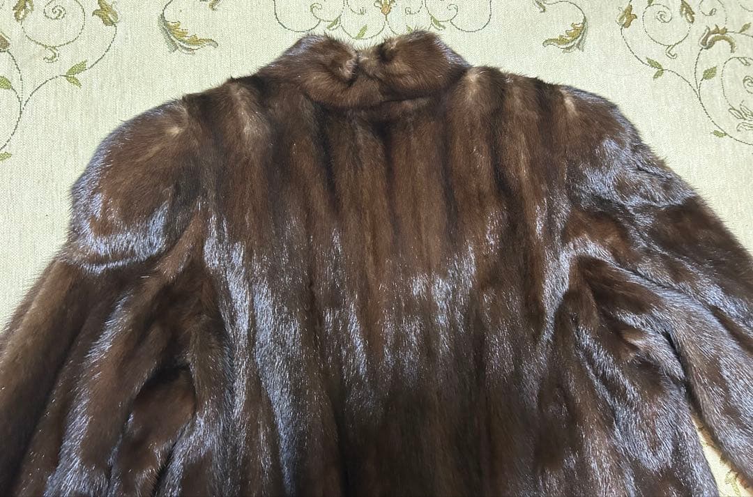 【美品】【上質毛皮】ミンクハーフコート　日本製　三越購入