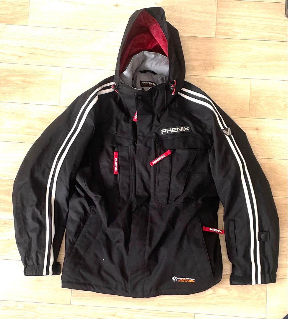 PHENIX フェニックススキー上下ウェア手袋セット ブラック＆グレーおまけ付き