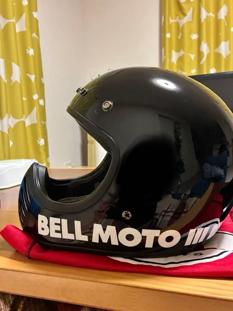 BELL MOTO 3 ブラックフルフェイスヘルメット Mサイズ