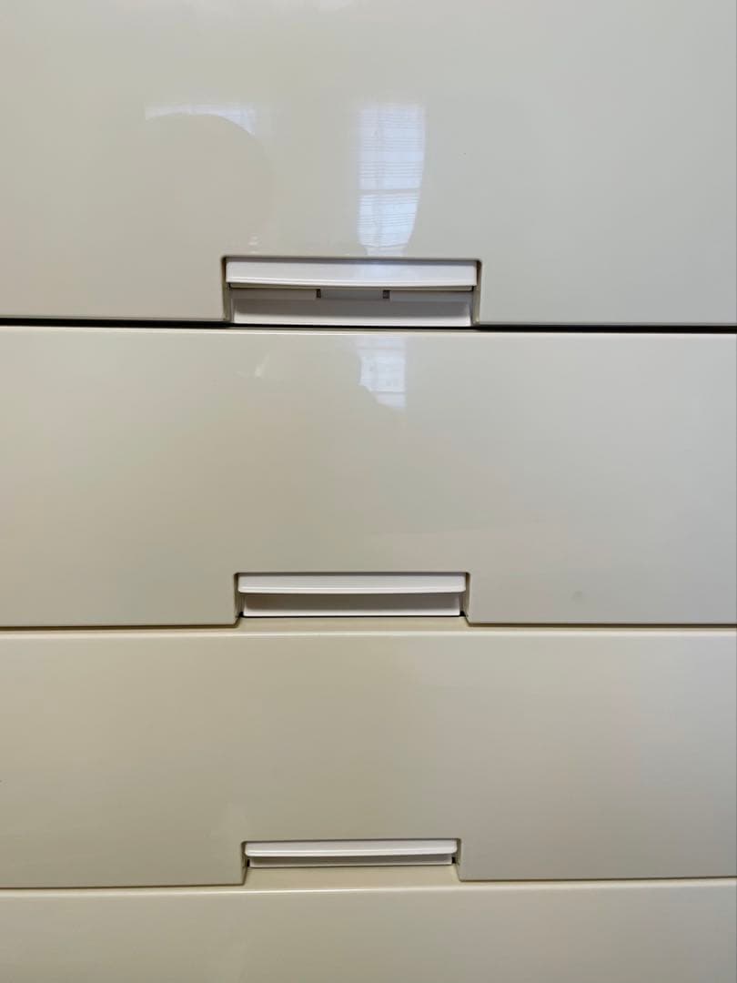 送料込 天馬 FITS フィッツプラス チェスト ７段　ホワイト　メープル