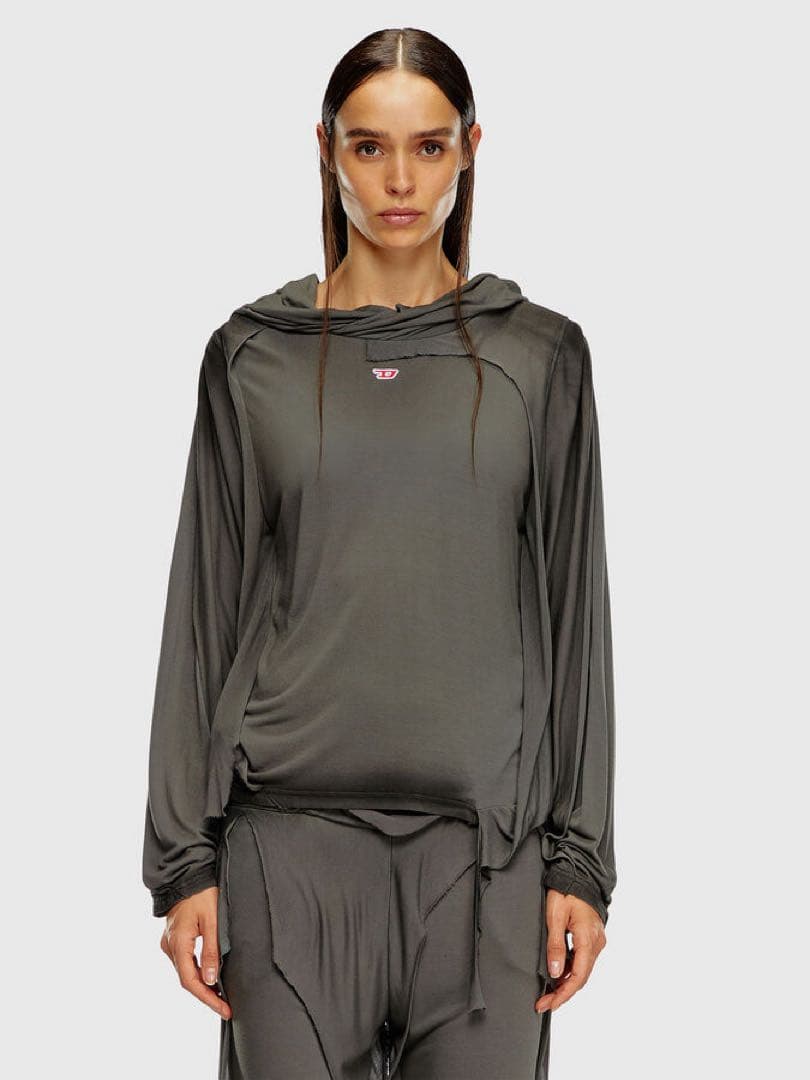 diesel t-ago ダメージフードtシャツ y2k