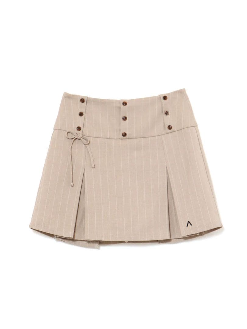 スカート ANDMARY Bibi pleats mini skirt beige S