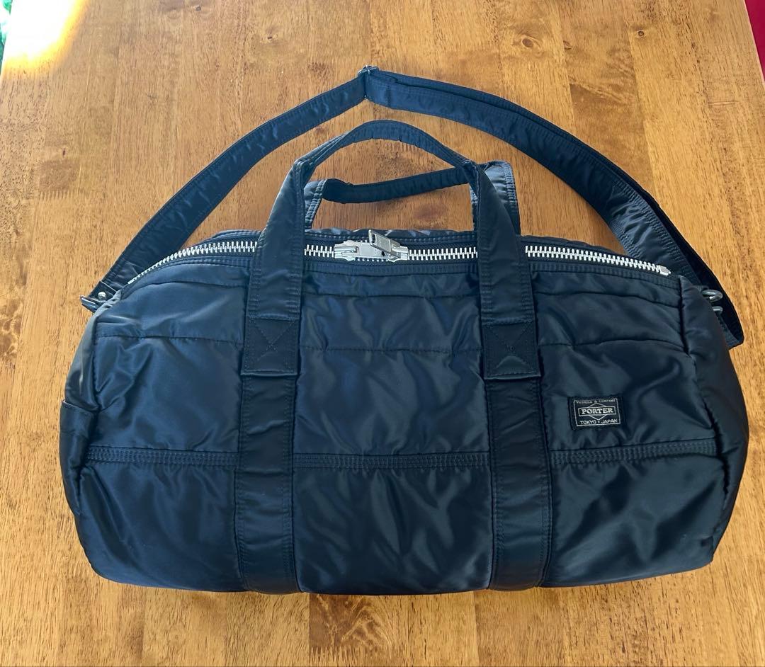 断*）様 吉田カバン POERER タンカードラムバック　ブラック