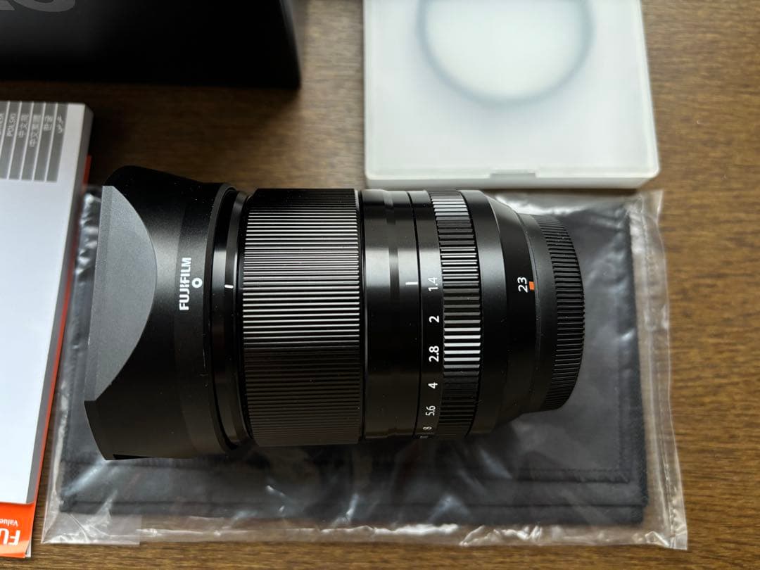 【美品】FUJINON XF23mm F1.4 R LM WR＋純正角形フード