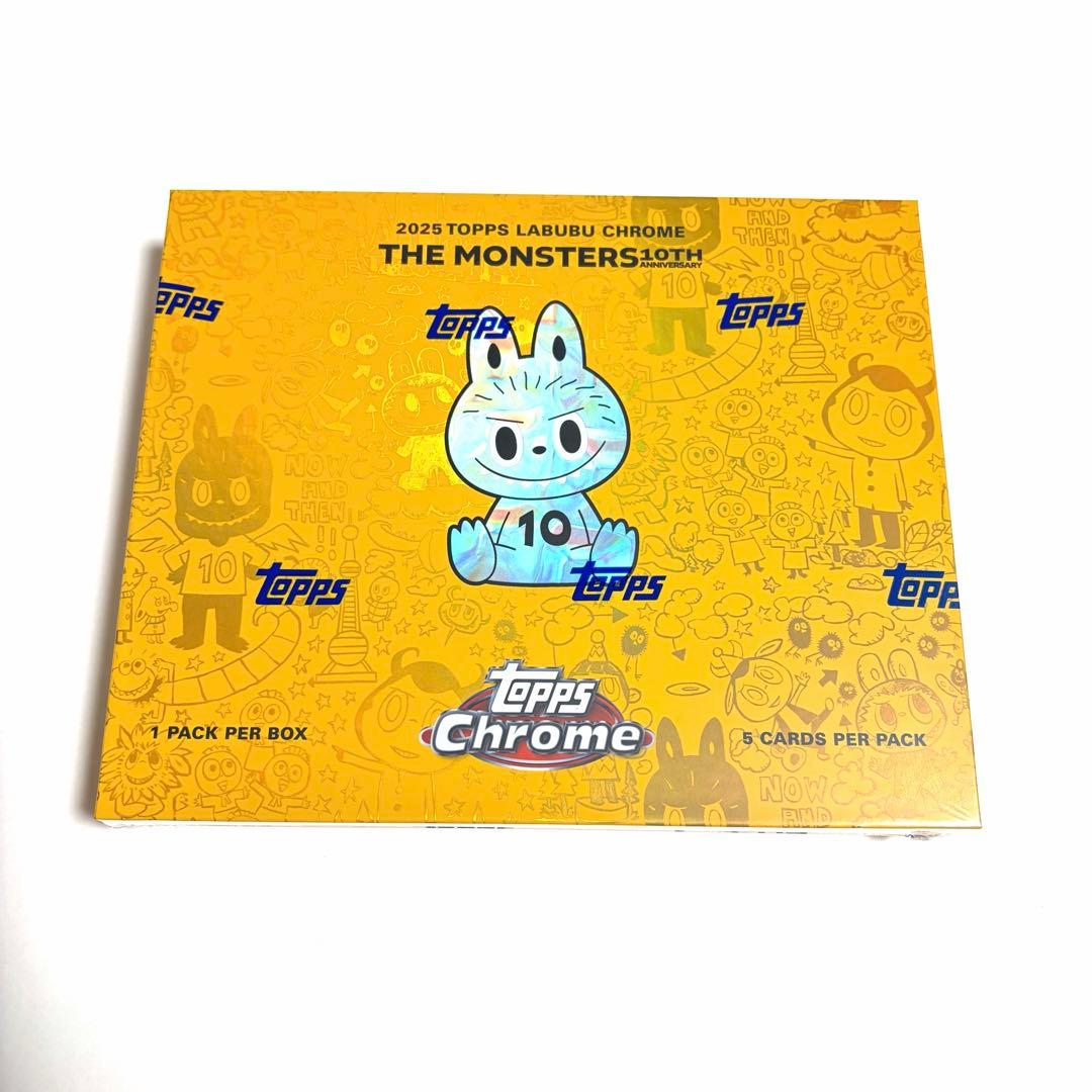 Topps Chrome 10周年記念ボックス ラブブ カード labubu