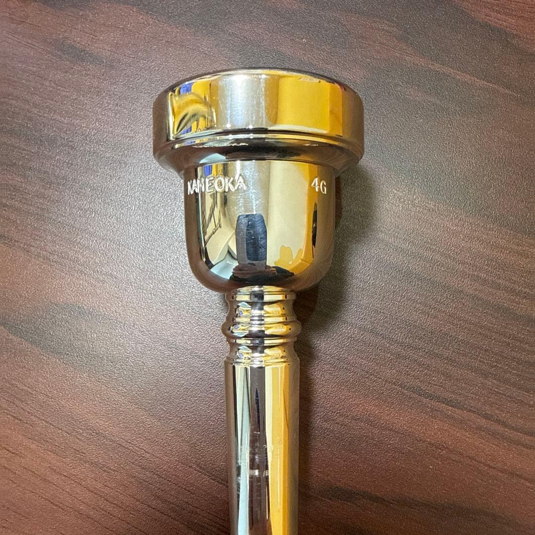 Glanz Trombone KAMEOKA 4G 太管 マウスピース 美品
