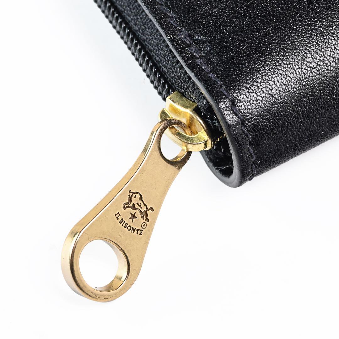 イルビゾンテ　レザーペンケース　黒