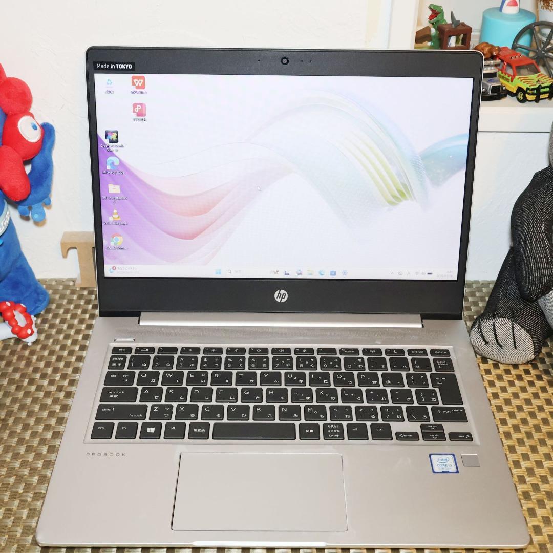 小型！Win11公式対応8世代i3/メ8G/高速SSD/無線/カメラ/TypeC