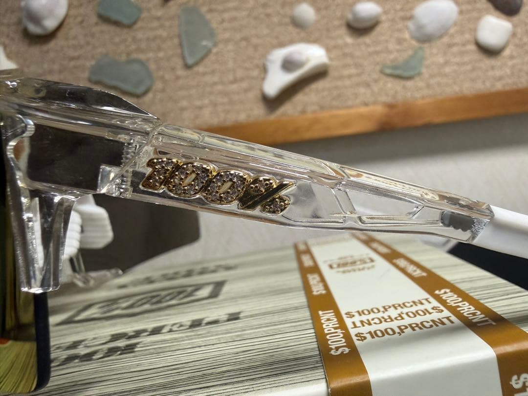 100％ サングラス　マイケルハリス2世　ゴールド　 speedcraft 美品