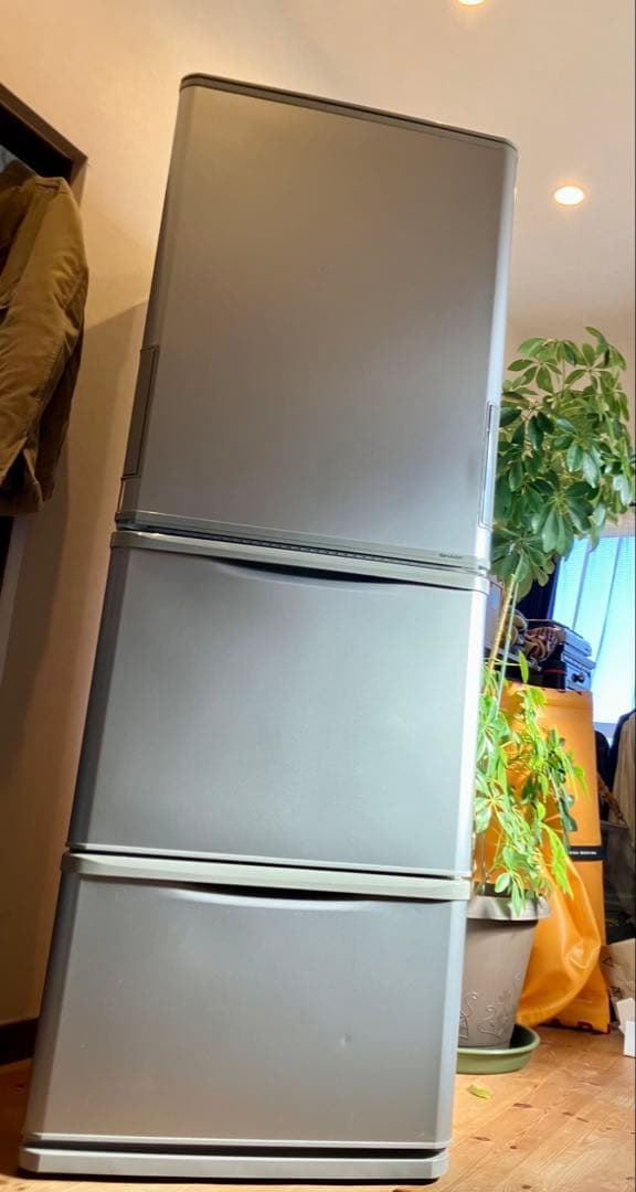 美品　SHARP 冷蔵庫 SJ-W351E-S 350L