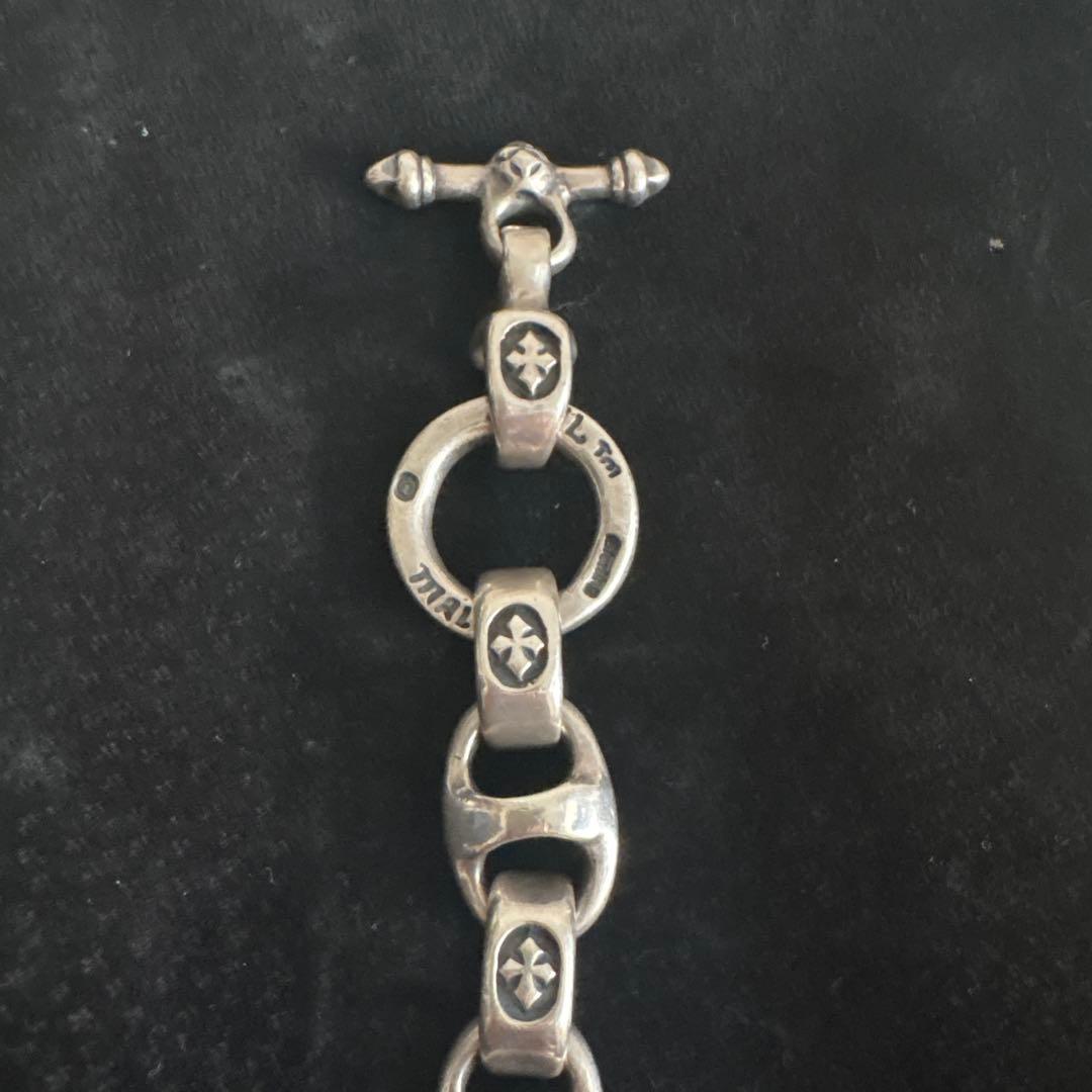 SILVER925 ビルウォールレザー　タイプスカルウォレットハンガー