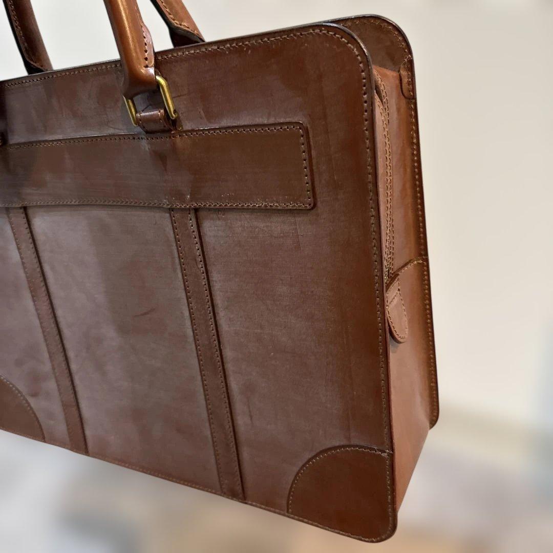 GANZO ガンゾ ブリーフケース ブライドルレザー ビジネスバッグ ロウ