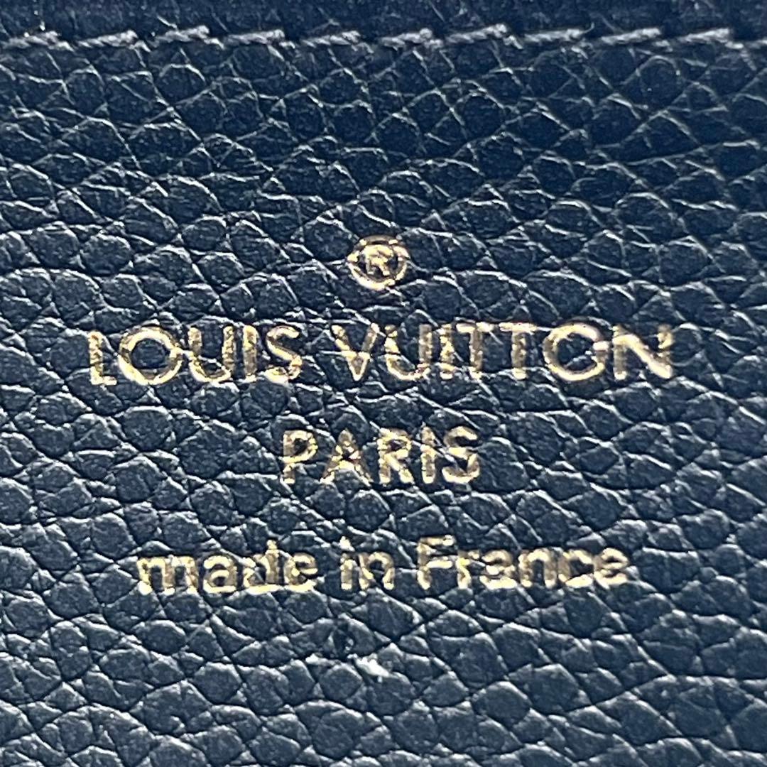 aya-s アンプラント バイカラー モノグラム ジッピーウォレット