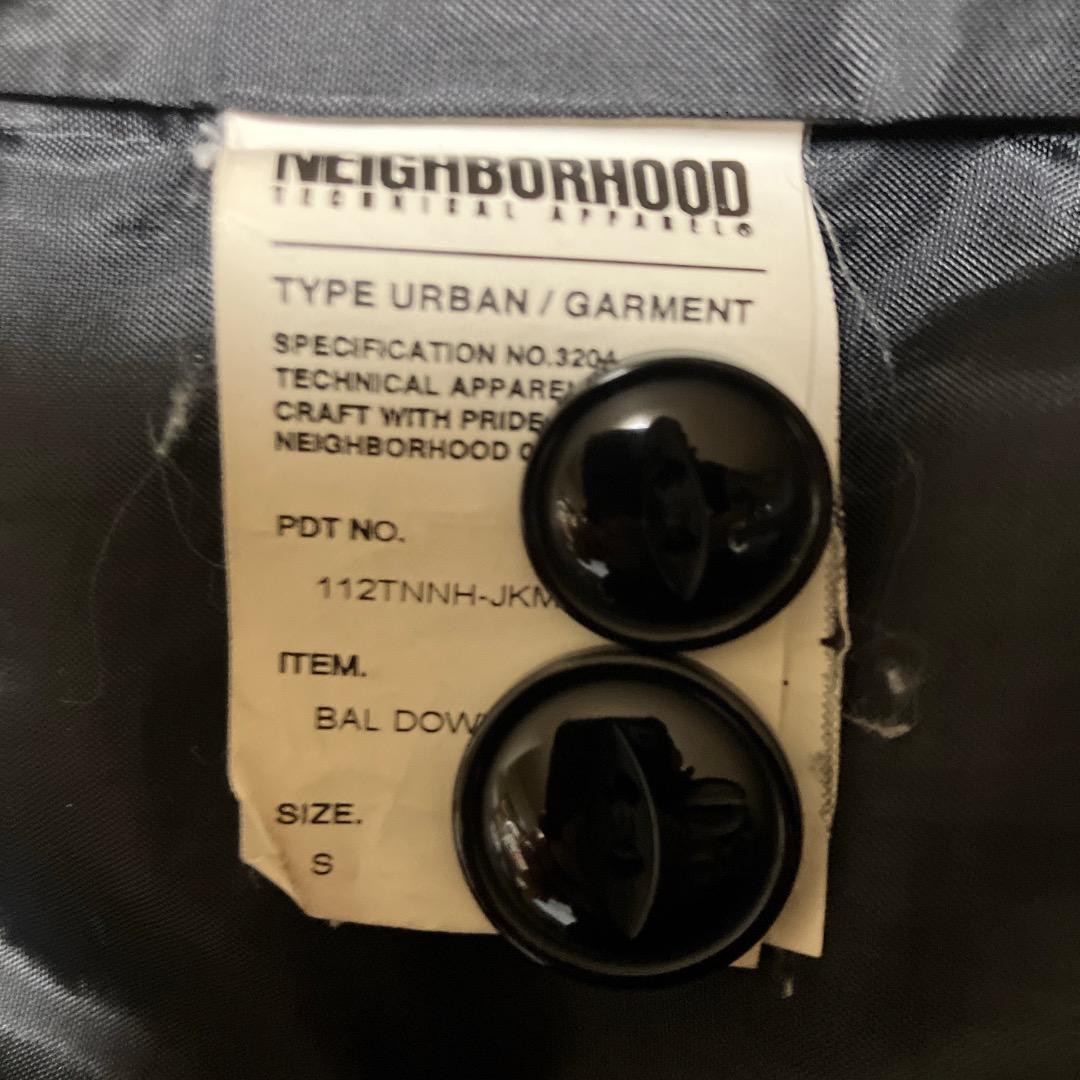 【わさび】ネイバーフッド BAL DOWN ダウンジャケット ブラック