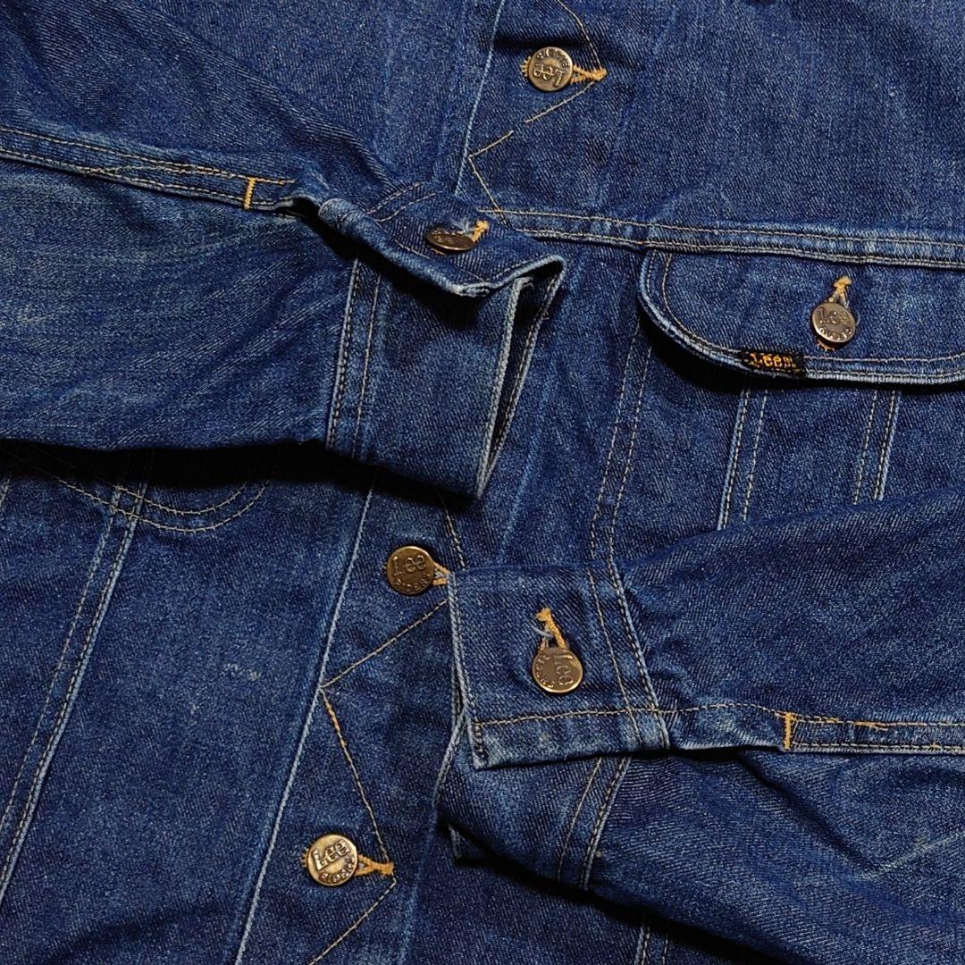 70s Lee 101-J デニムジャケット 濃紺 USA製 44 ヴィンテージ