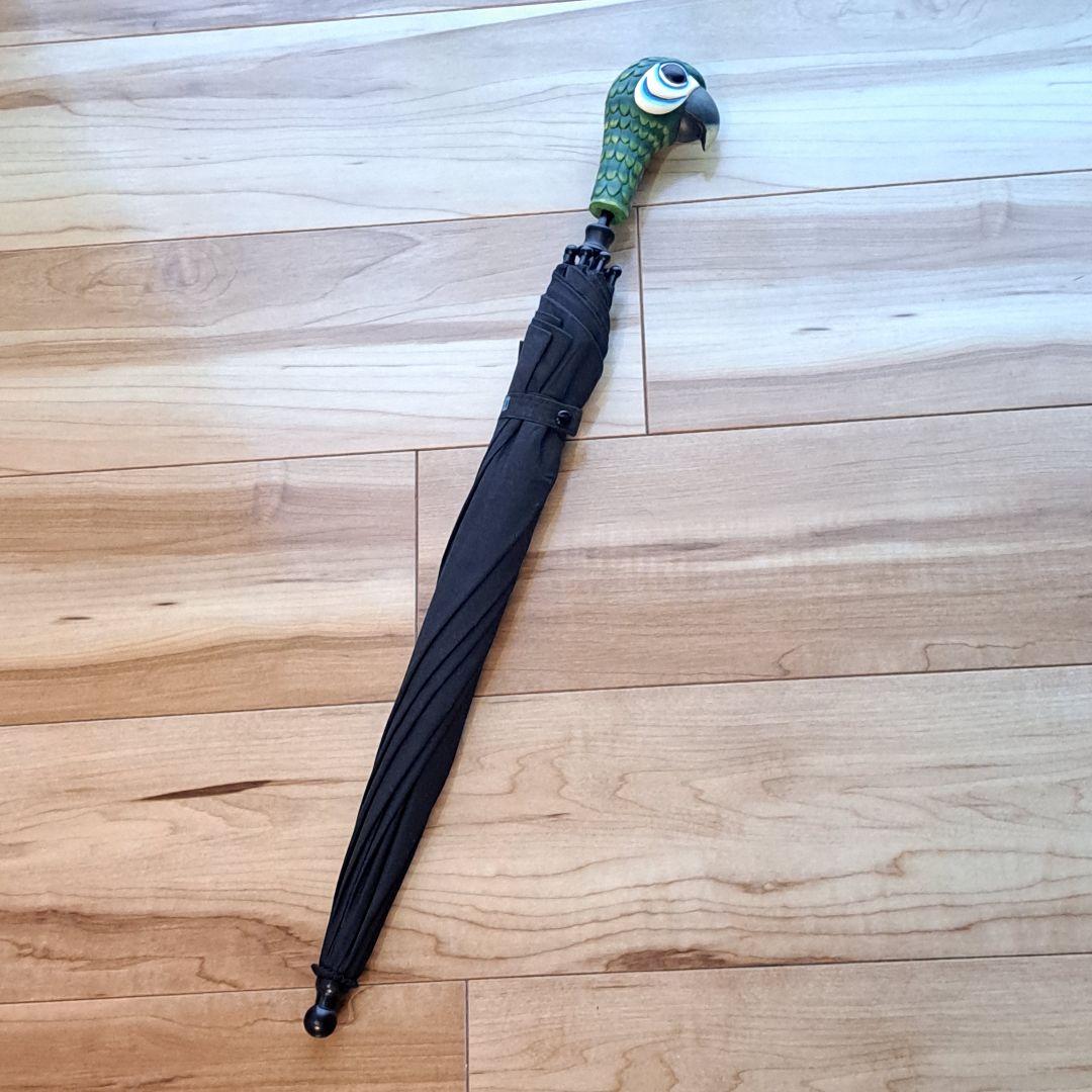 【超レア・極美品】メリーポピンズ オウムヘッドアンブレラ 日傘/子供用傘 黒