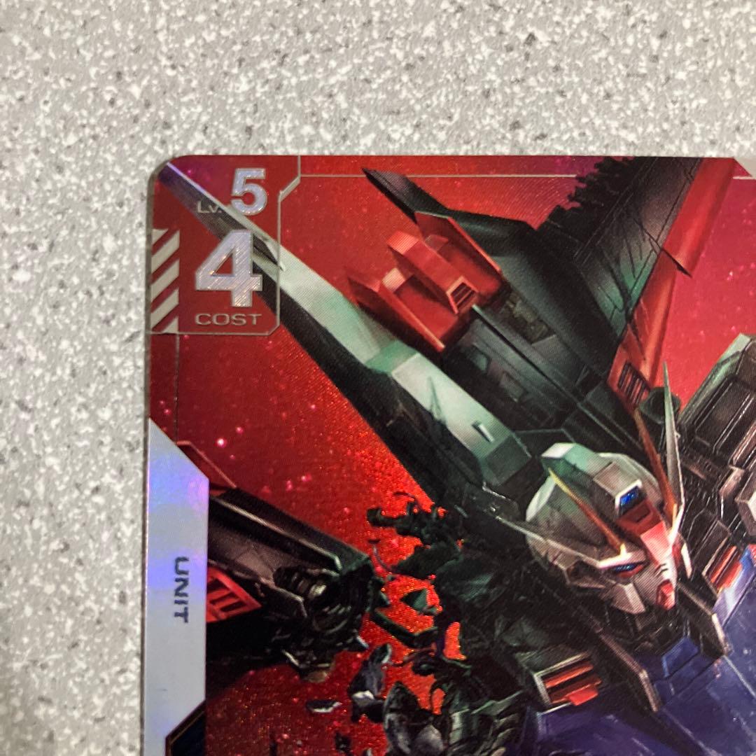 ☆ガンダムカードゲーム☆エールストライクガンダム☆パラレル☆未使用☆β版☆