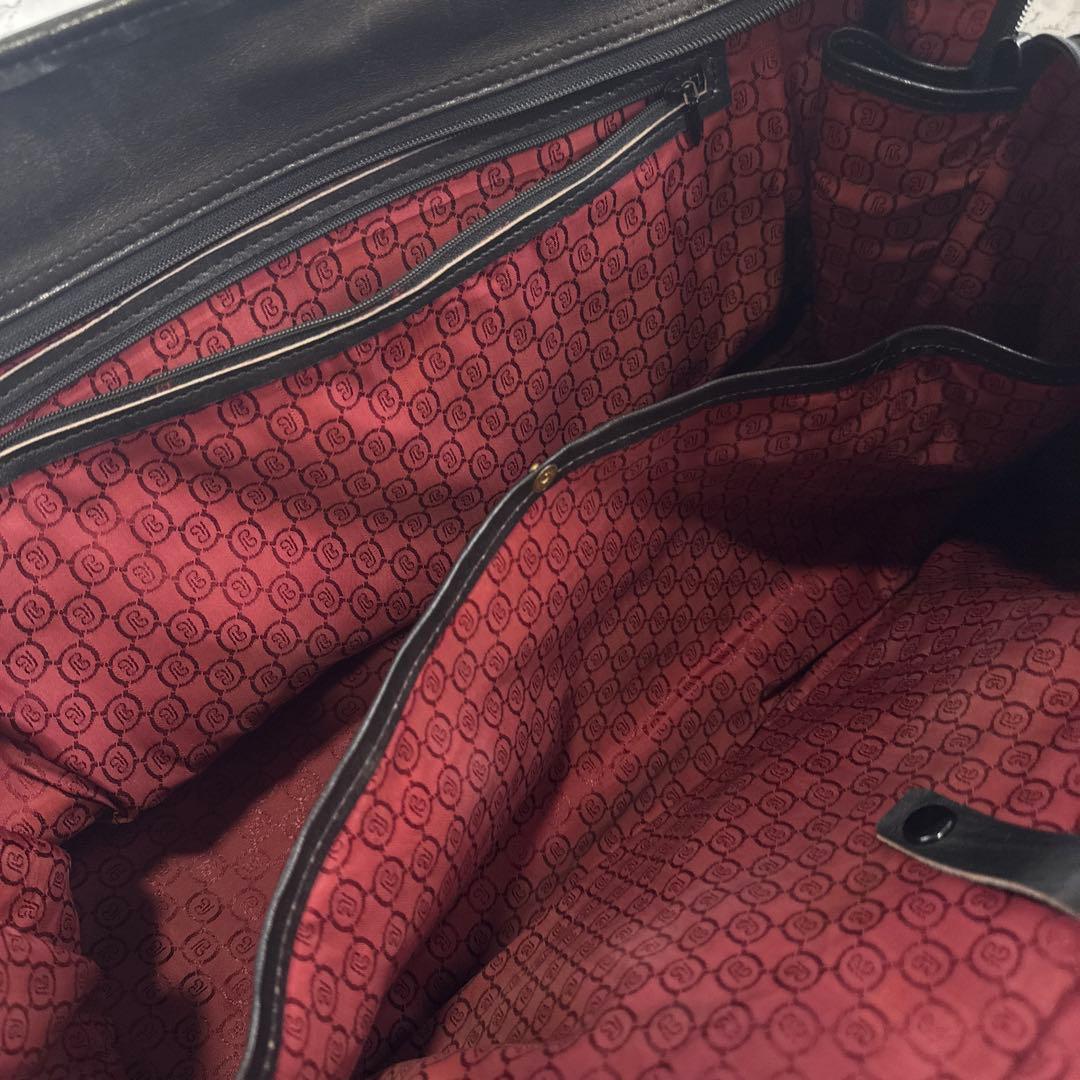 ヴィンテージpierre balmain ピエールバルマン 本革 ボストンバッグ