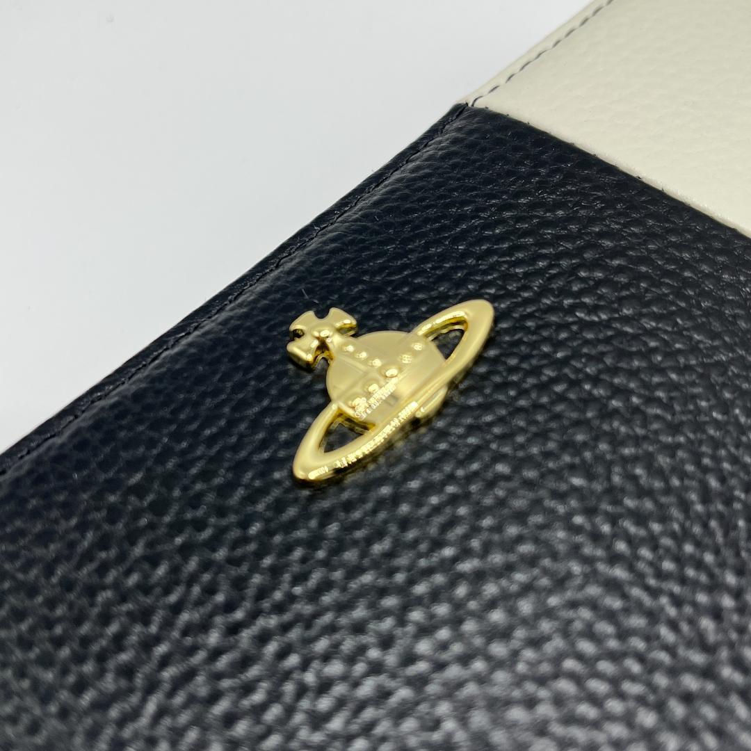 未使用 Vivienne Westwood 大特価 長財布 白黒 定番 人気