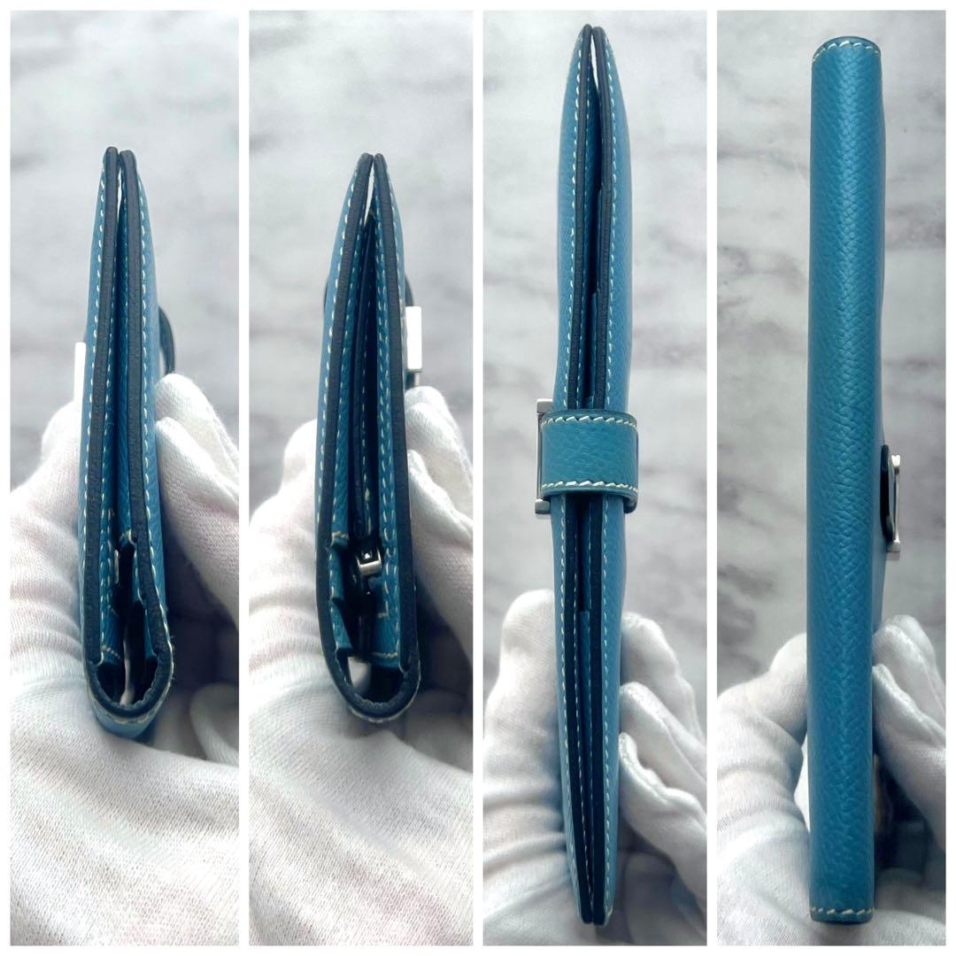 【大人気カラー✳️大赤字の最終限界価格‼️】ベアンスフレ 長財布 ブルージーン