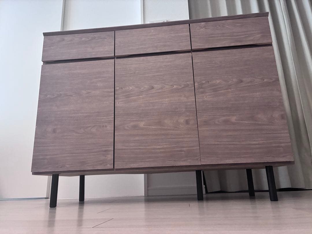 bellemaison ベルメゾン　キャビネット　グレーオーク、アッシュ系