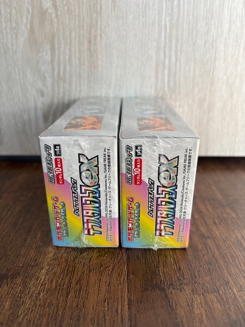 新品未開封 テラスタルフェスex 2BOX シュリンク付き ポケモンカード