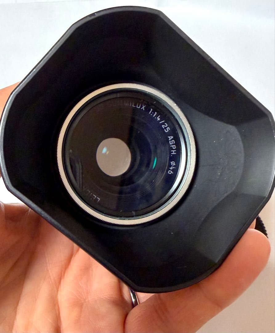 [フード・フィルター付] Panasonic LEICA 25mm F1.4