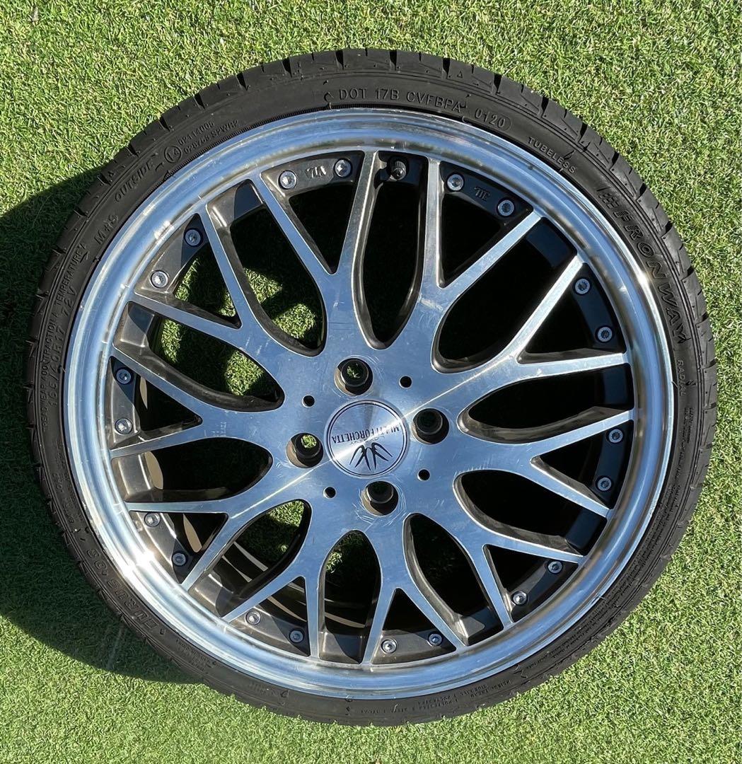ひできちさん専用☆MULTI FORCHETTA 17インチ ホイールセット