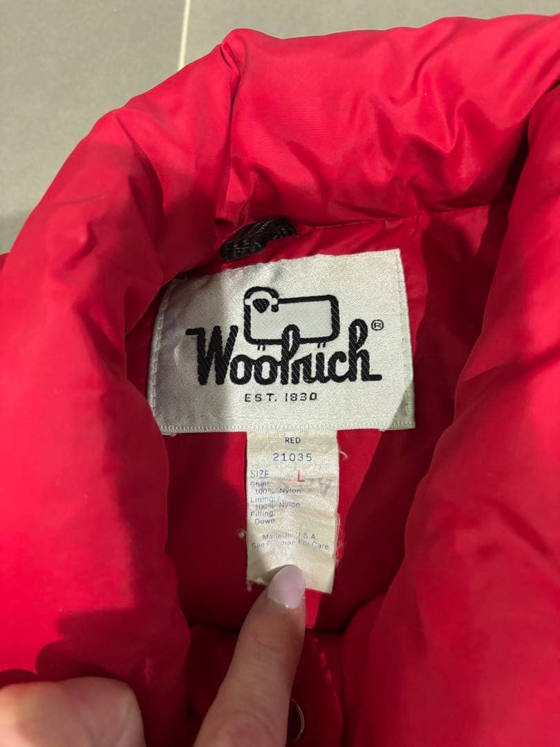 Vintage Woolrich Nylon Down Vest USA製70s