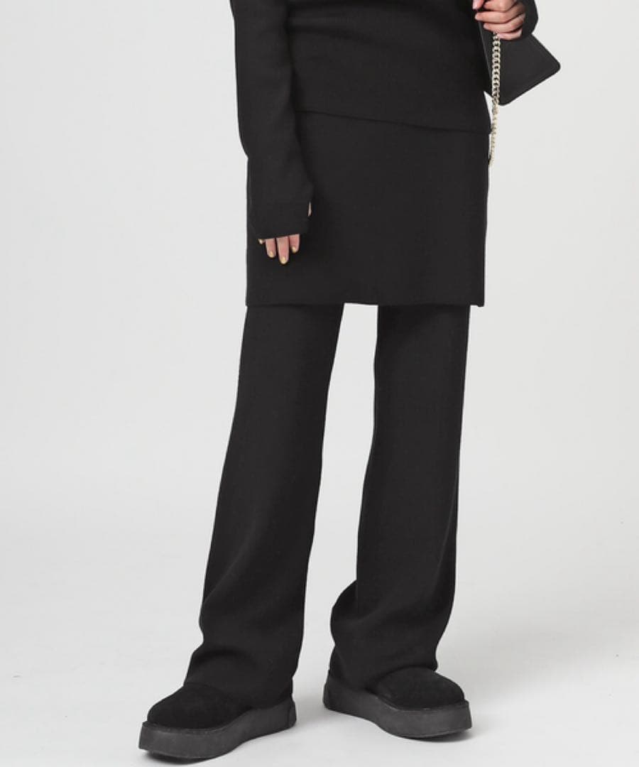 AP STUDIO リブスカートパンツ EVERYDAY I LIKE.