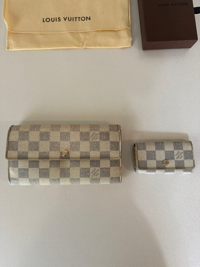 ２点セット　ルイヴィトン 長財布 キーケース　ポルトフォイユ サラ　ダミエ