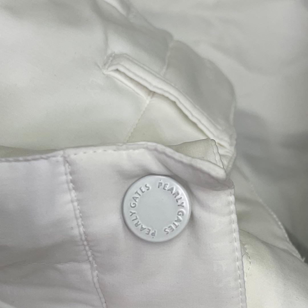 PEARLY GATES ホワイトパンツ PGロゴ　中綿　冬ゴルフ