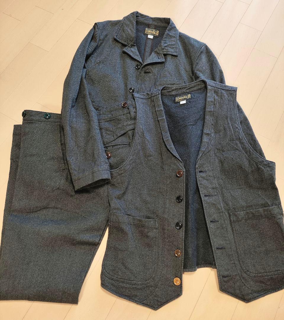 オルゲイユ　orgueil　スリーピース　セットアップ