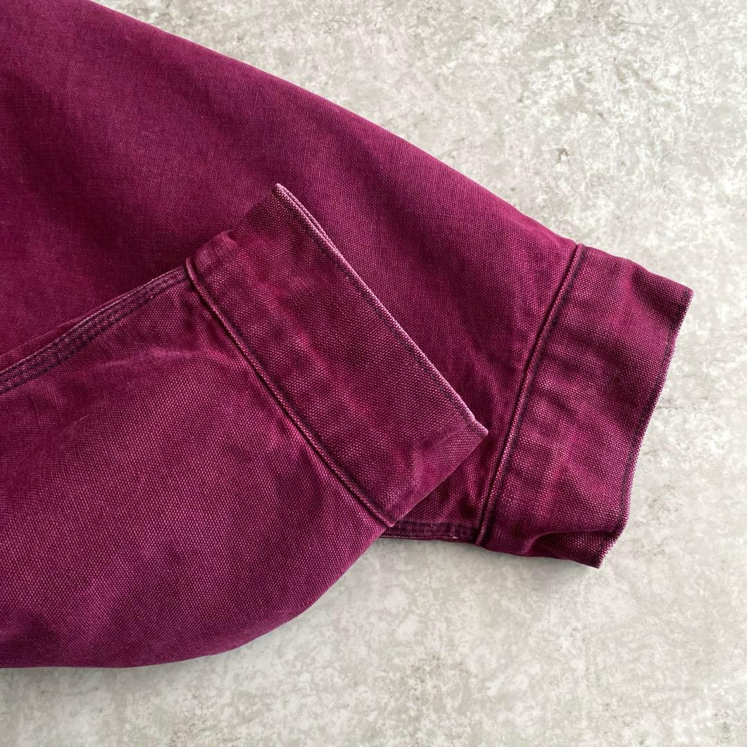 レアカラー 90s カーハート トラッカー ジャケット USA製 XXL ルビー