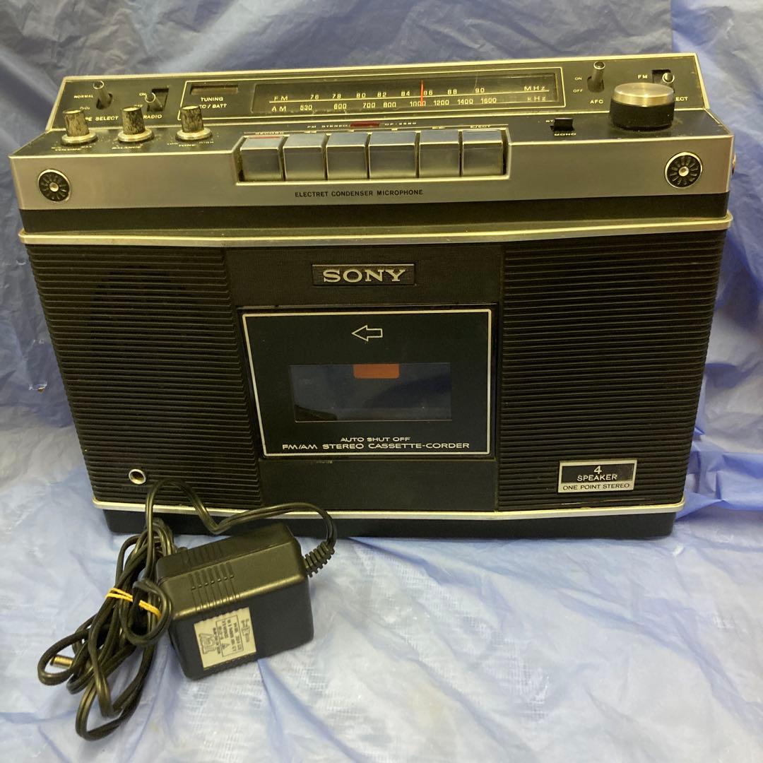 SONY ステレオラジカセ　 CF-2580 昭和レトロ　 希少動作品
