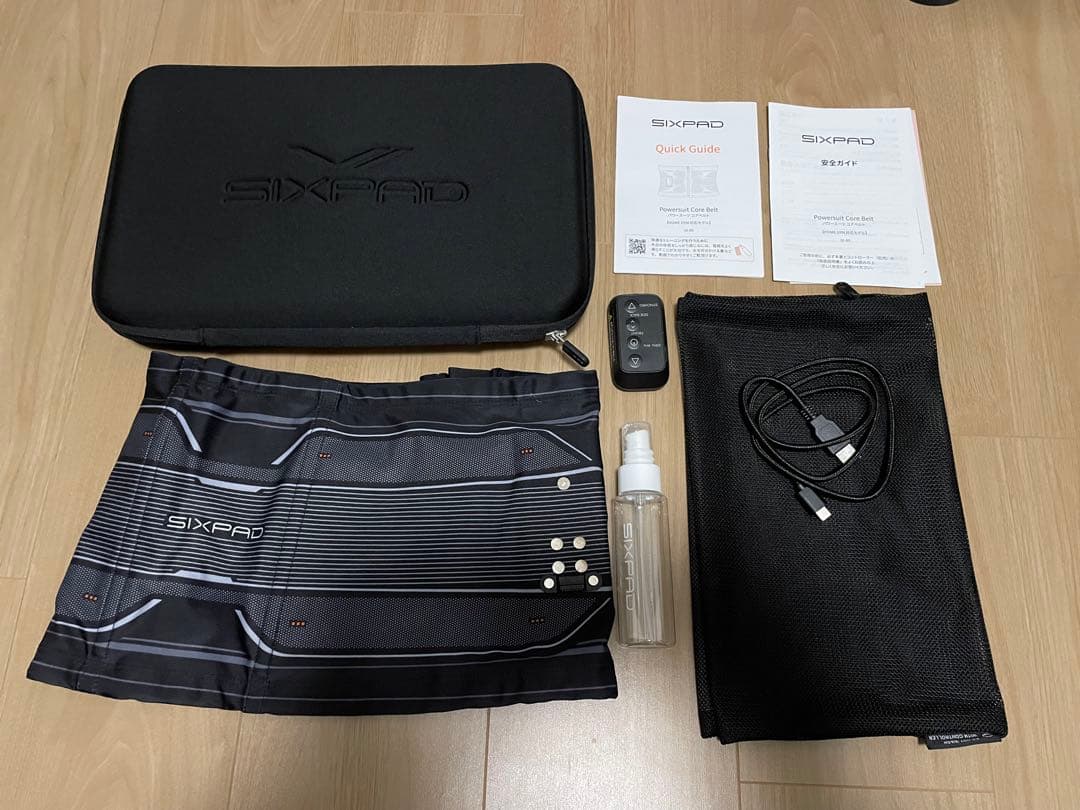 SIXPAD パワースーツコアベルト SE-BT Mサイズ 付属品・ケース付き