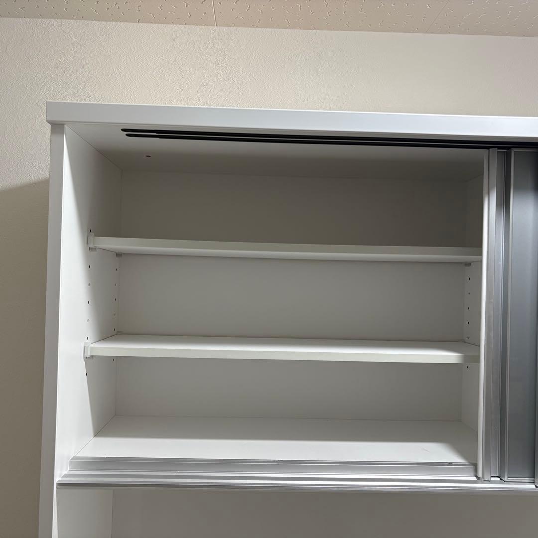 【期限あり】ニトリ食器棚 レジューム 150AG-S WH/150QH-R WH