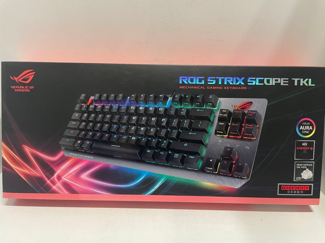 ASUS USB ゲーミングキーボード X802 STRIX SCOPE 日本語