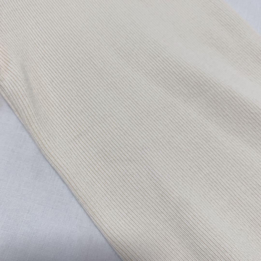 TODAYFUL トゥデイフル スタンドカラーリブトップス 白