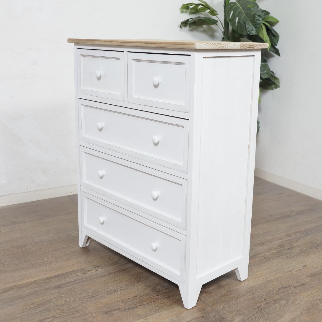 【新品】シャビー アンティーク風　チェスト アウトレット