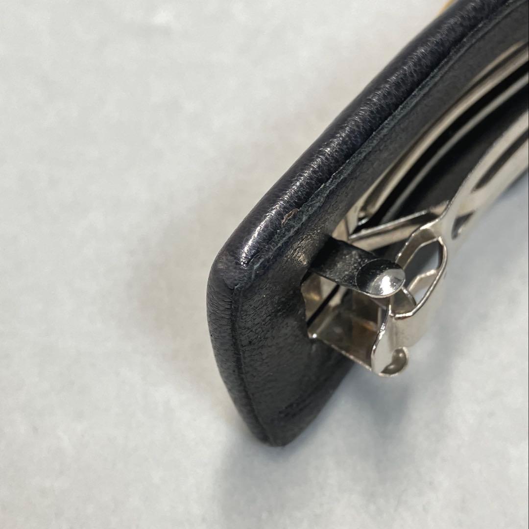 CHANEL シャネル レザー バレッタ ココマーク 箱付き