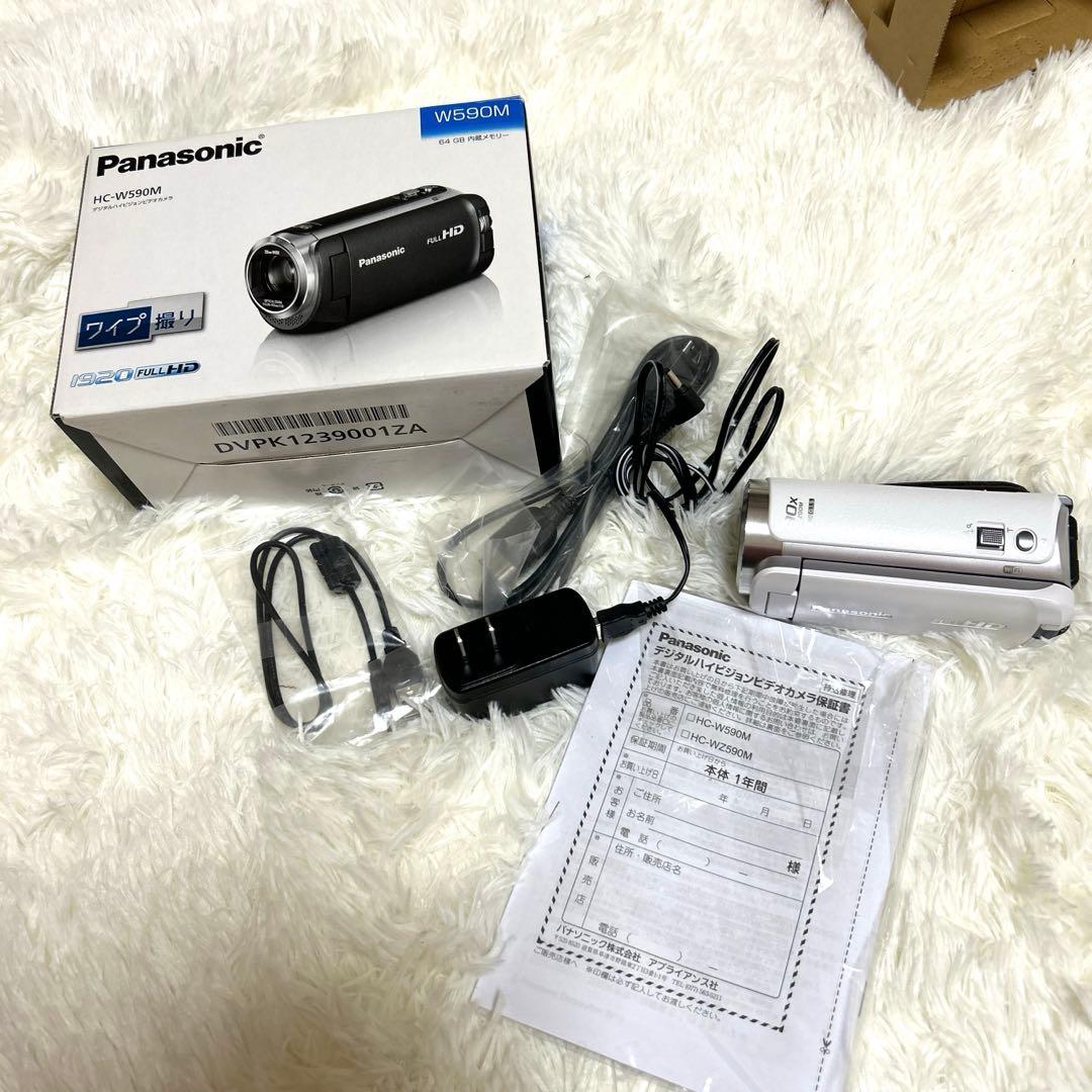 【極美品】Panasonic HC-W590M ビデオカメラ 64GB