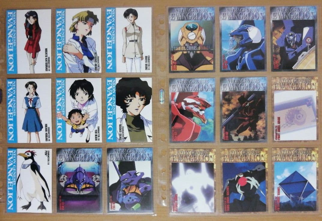 カードダスマスターズ新世紀エヴァンゲリオン第壱集 ノーマルカード 114種類ほか